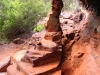 A precarious natural pillar, Dales Gorge